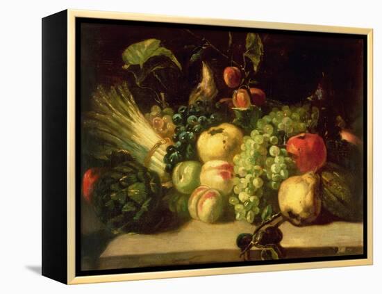 Still Life of Fruit and Vegetables-Théodore Géricault-Framed Premier Image Canvas