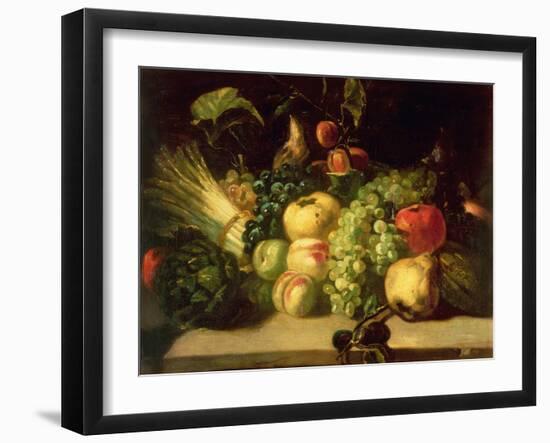 Still Life of Fruit and Vegetables-Théodore Géricault-Framed Giclee Print