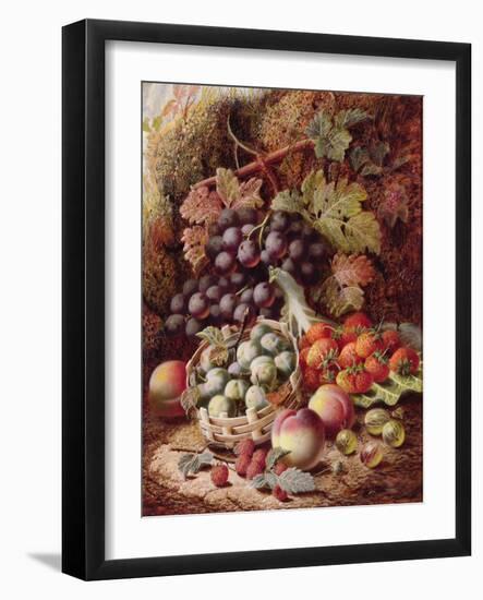 Still Life of Fruit II-Oliver Clare-Framed Giclee Print