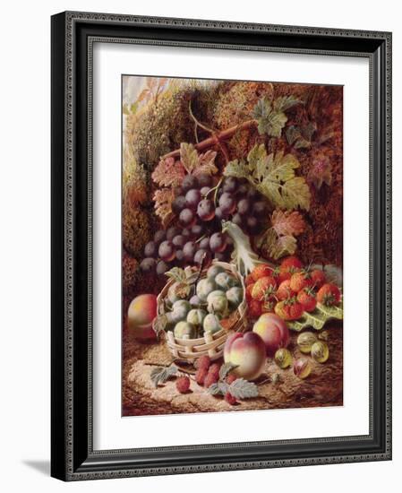 Still Life of Fruit II-Oliver Clare-Framed Giclee Print
