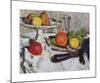Still Life of Fruit on a White Tablecloth, 1921-George Leslie Hunter-Mounted Premium Giclee Print