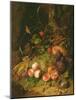 Still Life of Fruit with a Bird's Nest and Insects, 1710-Rachel Ruysch-Mounted Giclee Print