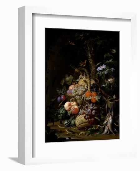 Still Life of Fruit-Abraham Mignon-Framed Giclee Print