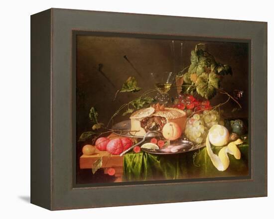 Still Life of Fruit-Jan Davidsz. de Heem-Framed Premier Image Canvas