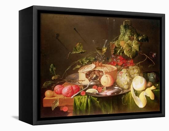 Still Life of Fruit-Jan Davidsz. de Heem-Framed Premier Image Canvas