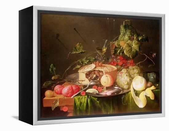Still Life of Fruit-Jan Davidsz. de Heem-Framed Premier Image Canvas