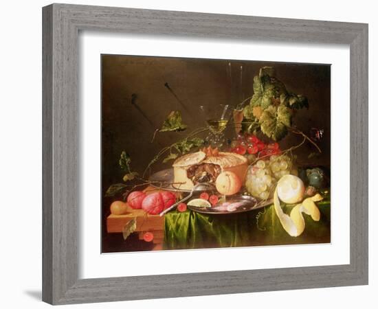 Still Life of Fruit-Jan Davidsz. de Heem-Framed Giclee Print