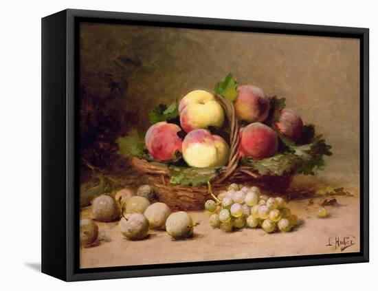 Still Life of Fruit-Leon-charles Huber-Framed Premier Image Canvas