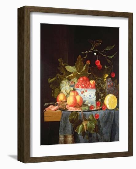 Still Life of Fruit-Pieter De Ring-Framed Giclee Print