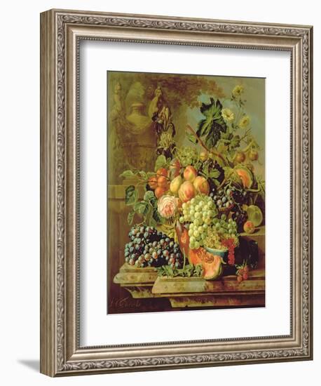 Still Life of Fruit-Johannes Hendrick Fredriks-Framed Giclee Print