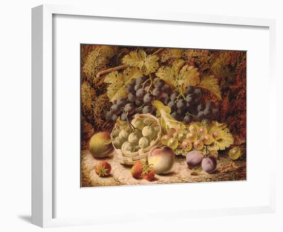 Still Life of Fruit-Oliver Clare-Framed Premium Giclee Print