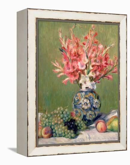 Still Life of Fruits and Flowers, 1889-Pierre-Auguste Renoir-Framed Premier Image Canvas