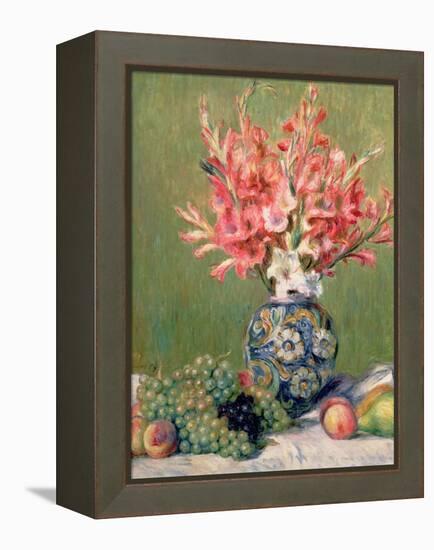 Still Life of Fruits and Flowers, 1889-Pierre-Auguste Renoir-Framed Premier Image Canvas