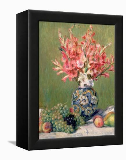 Still Life of Fruits and Flowers, 1889-Pierre-Auguste Renoir-Framed Premier Image Canvas