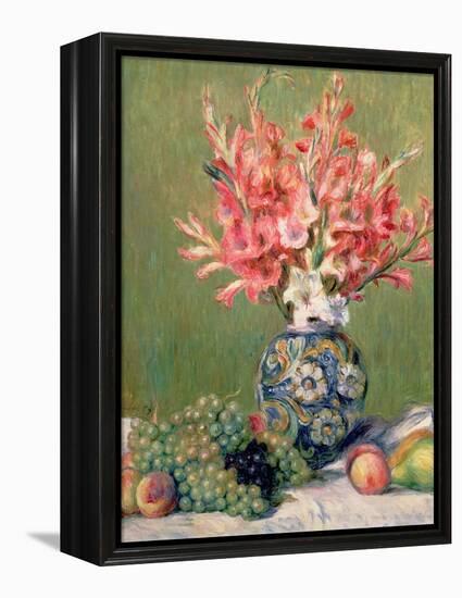 Still Life of Fruits and Flowers, 1889-Pierre-Auguste Renoir-Framed Premier Image Canvas