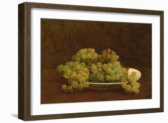 Still Life of Grapes, 1890-Henri Fantin-Latour-Framed Giclee Print