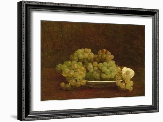 Still Life of Grapes, 1890-Henri Fantin-Latour-Framed Giclee Print