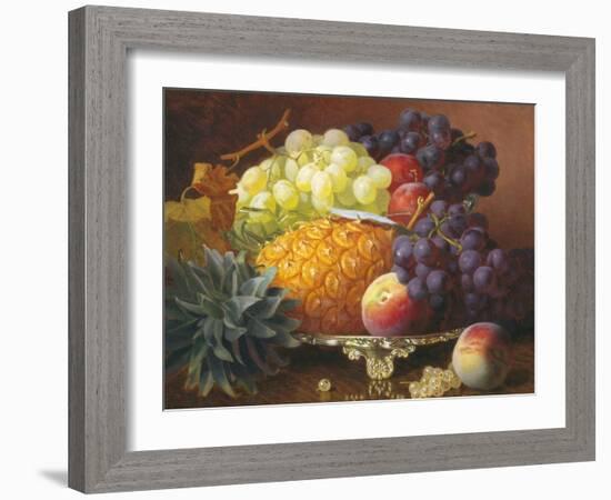 Still Life of Grapes and Pineapples-Eloise Harriet Stannard-Framed Giclee Print