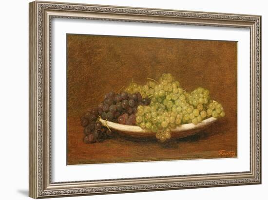 Still Life of Grapes, C.1894-Henri Fantin-Latour-Framed Giclee Print