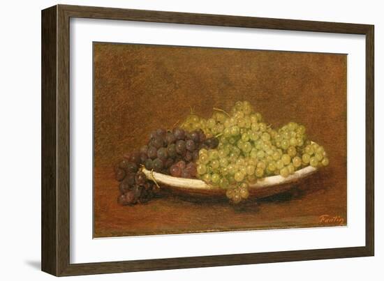 Still Life of Grapes, C.1894-Henri Fantin-Latour-Framed Giclee Print