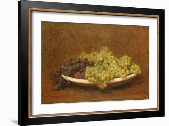 Still Life of Grapes, C.1894-Henri Fantin-Latour-Framed Giclee Print