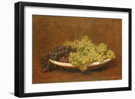 Still Life of Grapes, C.1894-Henri Fantin-Latour-Framed Giclee Print