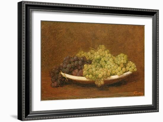 Still Life of Grapes, C.1894-Henri Fantin-Latour-Framed Giclee Print