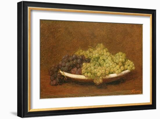 Still Life of Grapes, C.1894-Henri Fantin-Latour-Framed Giclee Print