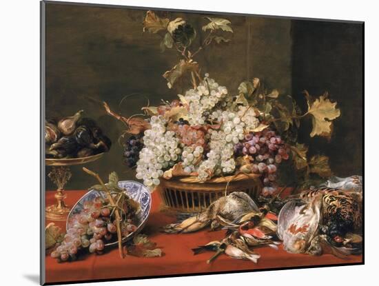 Still Life of Grapes in a Basket-Frans Snyders Or Snijders-Mounted Giclee Print