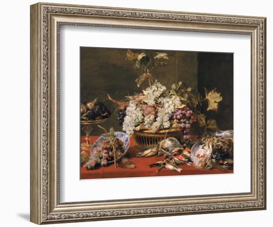 Still Life of Grapes in a Basket-Frans Snyders Or Snijders-Framed Giclee Print