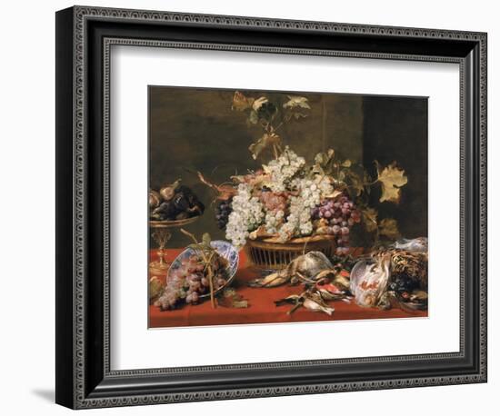 Still Life of Grapes in a Basket-Frans Snyders Or Snijders-Framed Giclee Print