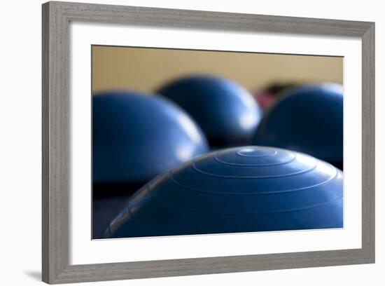 Still Life of Gym Exercise Ball-Matt Freedman-Framed Photographic Print