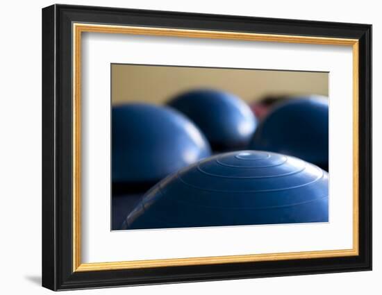 Still Life of Gym Exercise Ball-Matt Freedman-Framed Photographic Print