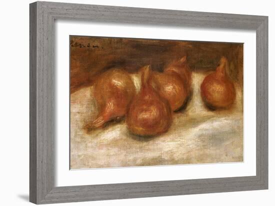 Still Life of Onions-Pierre-Auguste Renoir-Framed Giclee Print