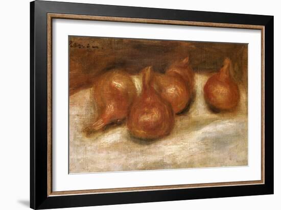 Still Life of Onions-Pierre-Auguste Renoir-Framed Giclee Print