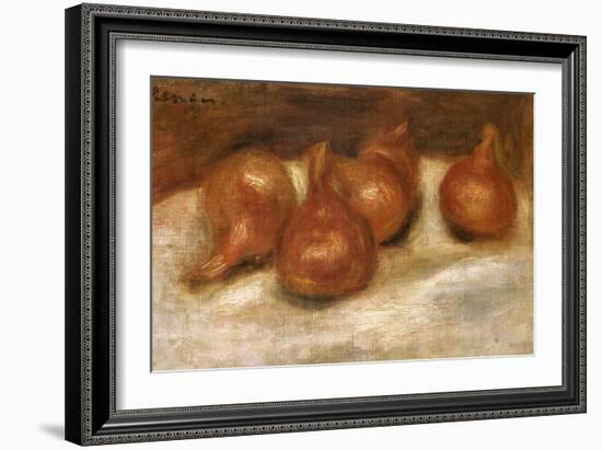 Still Life of Onions-Pierre-Auguste Renoir-Framed Giclee Print