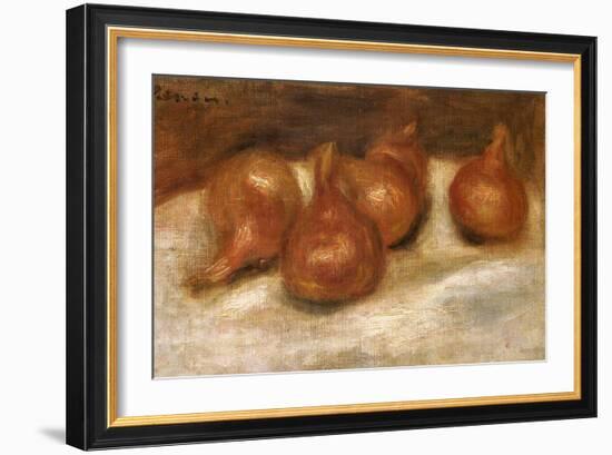 Still Life of Onions-Pierre-Auguste Renoir-Framed Giclee Print