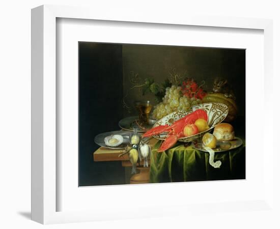 Still Life of Oysters and Lobsters-Reynier van Gherwen-Framed Giclee Print