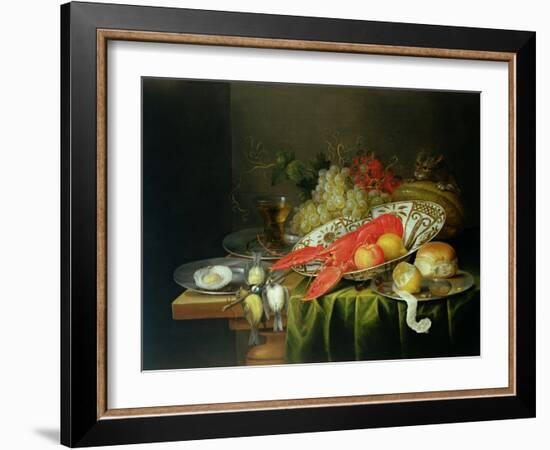 Still Life of Oysters and Lobsters-Reynier van Gherwen-Framed Giclee Print