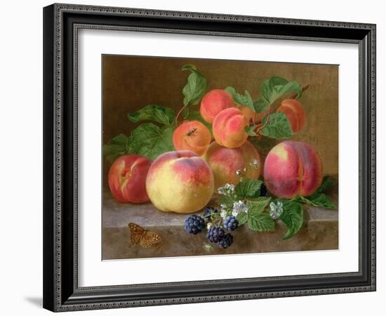 Still Life of Peaches-Henriette Ronner-Knip-Framed Giclee Print