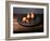 Still Life of Pears on Antique Pewter Plate-null-Framed Photographic Print