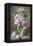 Still Life of Pink Roses in a Glass Vase-Frans Mortelmans-Framed Premier Image Canvas