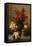 Still Life of roses and other flowers-Jean Baptiste Robie-Framed Premier Image Canvas