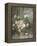Still Life of Roses, Anemones and Phlox in a Basket-Francois Rivoire-Framed Premier Image Canvas