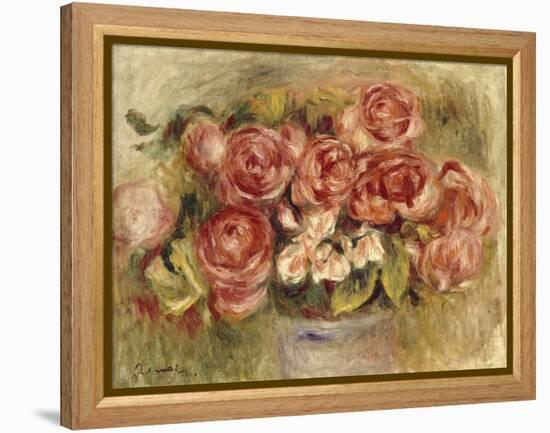 Still Life of Roses in a Vase, 1880s and 1890s-Pierre-Auguste Renoir-Framed Premier Image Canvas