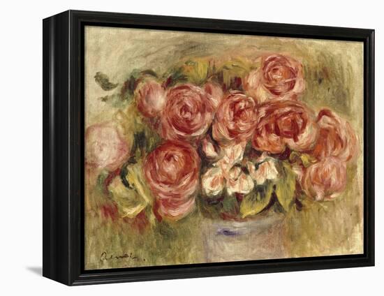 Still Life of Roses in a Vase, 1880s and 1890s-Pierre-Auguste Renoir-Framed Premier Image Canvas