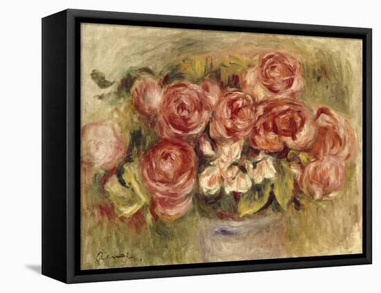 Still Life of Roses in a Vase, 1880s and 1890s-Pierre-Auguste Renoir-Framed Premier Image Canvas