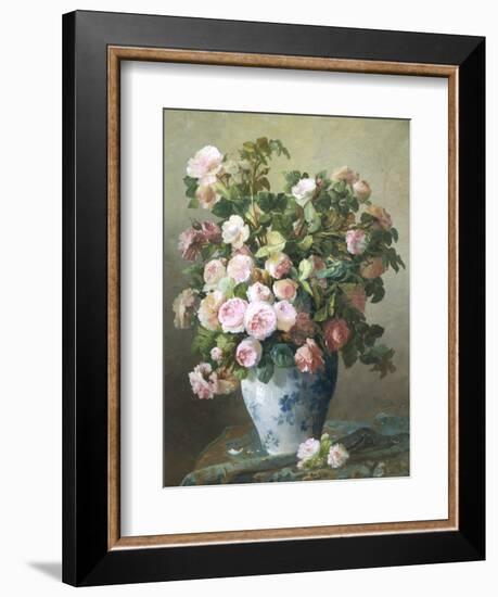 Still Life of Roses-Pierre Gontier-Framed Giclee Print