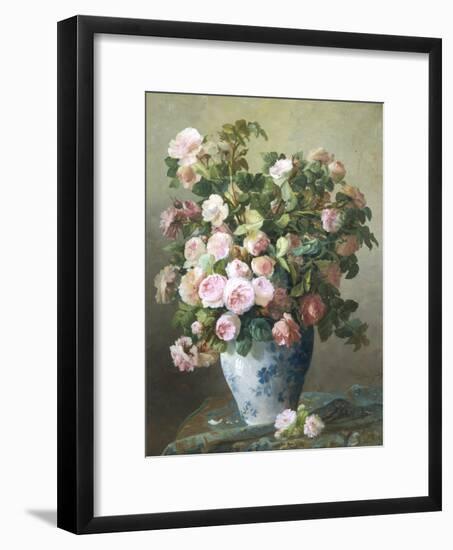 Still Life of Roses-Pierre Gontier-Framed Giclee Print