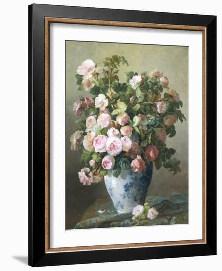 Still Life of Roses-Pierre Gontier-Framed Giclee Print